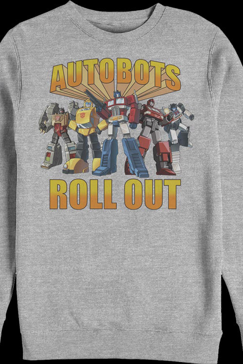Autobots Roll Out Transformers Sweatshirtmain product image