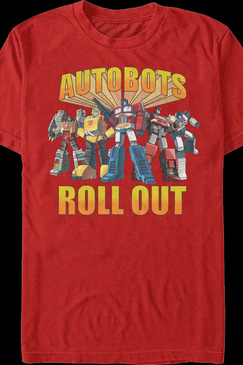 Autobots Roll Out Transformers T-Shirtmain product image