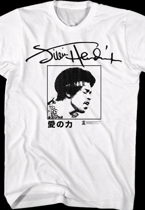 Autograph Jimi Hendrix T-Shirt