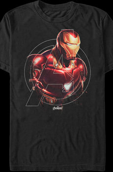 Avengers Logo Iron Man T-Shirt