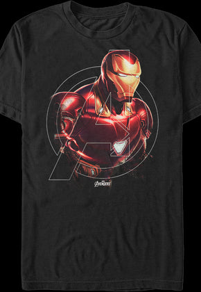 Avengers Logo Iron Man T-Shirt