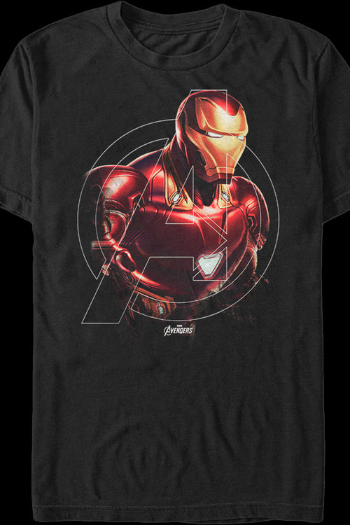 Avengers Logo Iron Man T-Shirtmain product image