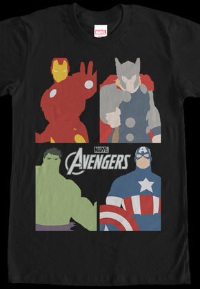 Avengers Portraits Marvel Comics T-Shirt