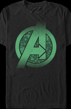 Avengers St. Patrick's Day Logo Marvel Comics T-Shirt