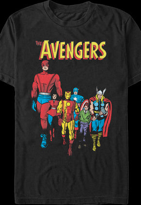 Avengers Stand Together Marvel Comics T-Shirt