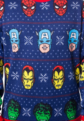 Avengers Marvel Comics Faux Christmas Sweater