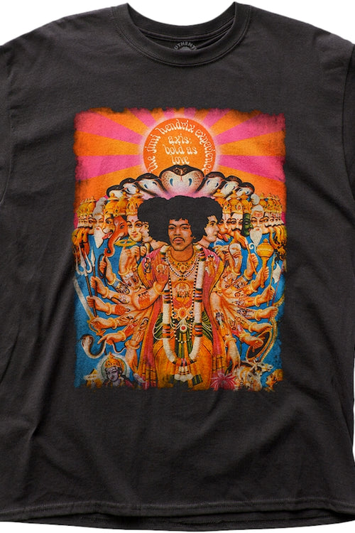Black Axis Bold As Love Jimi Hendrix T-Shirtmain product image