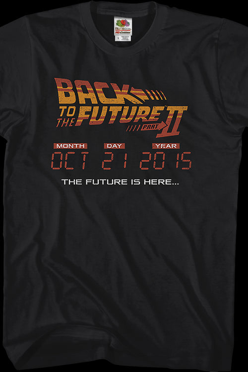 Back To The Future 10 21 2015 T-Shirtmain product image