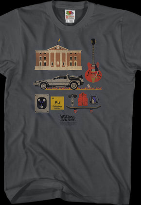 Back to the Future Items T-Shirt