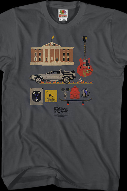 Back to the Future Items T-Shirtmain product image