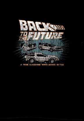 Back To The Future Time Machine With Style Shirt