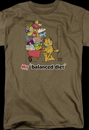 Balanced Diet Garfield T-Shirt