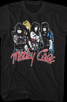 Band And Logo Motley Crue T-Shirt