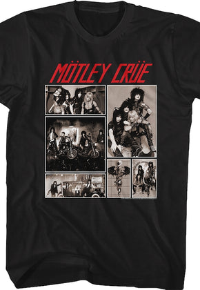 Band Collage Motley Crue T-Shirt
