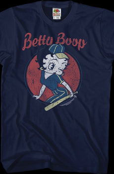 Baseball Betty Boop T-Shirt