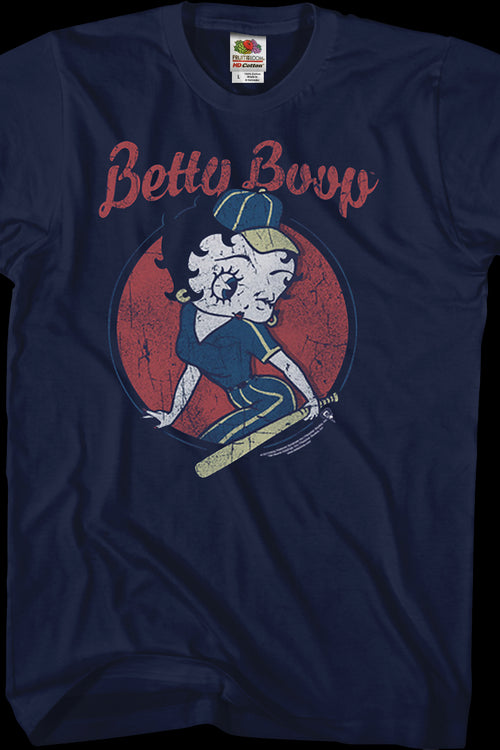 Baseball Betty Boop T-Shirtmain product image
