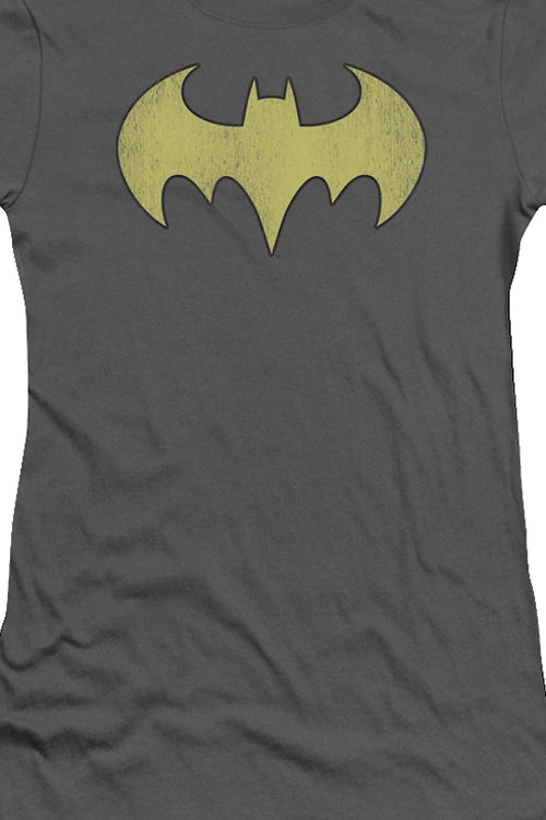 Ladies Batgirl Distressed Logo Shirtmain product image