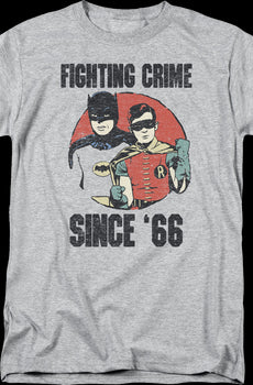 Batman And Robin Fighting Crime Since '66 DC Comics T-Shirt