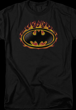 Batman Fire Logo DC Comics T-Shirt