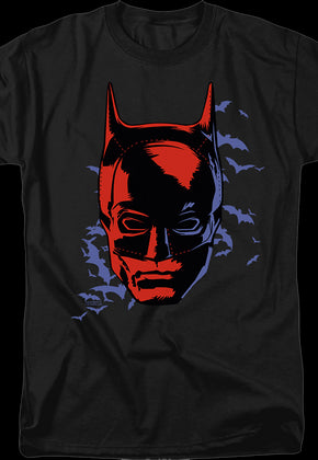 Batman Shadowed Mask DC Comics T-Shirt