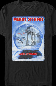 Battle of Hoth Snow Globe Star Wars T-Shirt