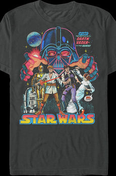 Battle With Darth Vader Star Wars T-Shirt