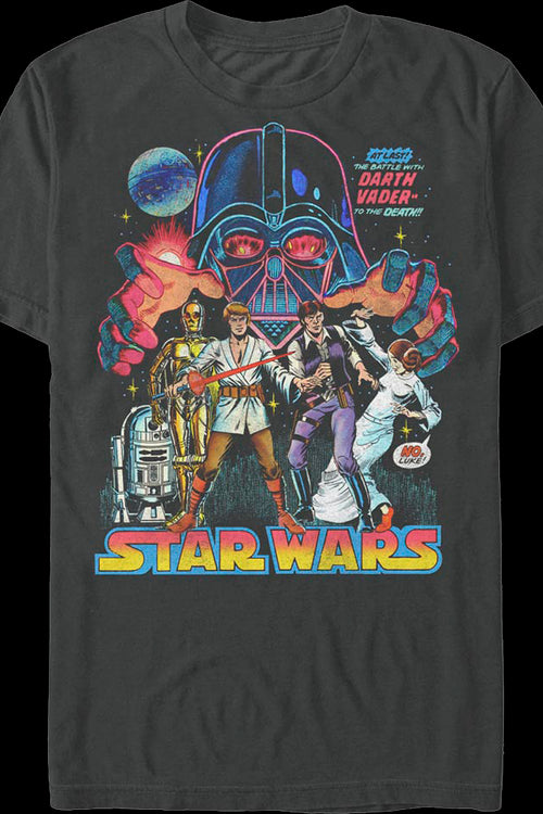 Battle With Darth Vader Star Wars T-Shirtmain product image