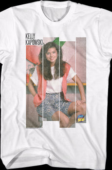 Bayside Blocks Kelly Kapowski Saved By The Bell T-Shirt