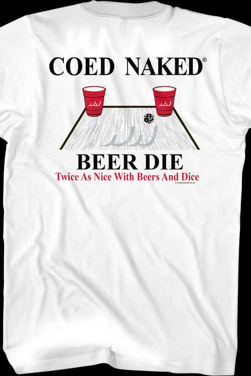 Beer Die Coed Naked T-Shirtmain product image