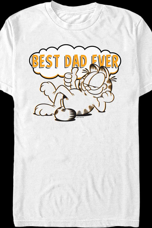 Best Dad Ever Garfield T-Shirtmain product image