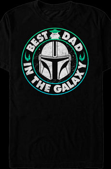 Best Dad In The Galaxy The Mandalorian Star Wars T-Shirt