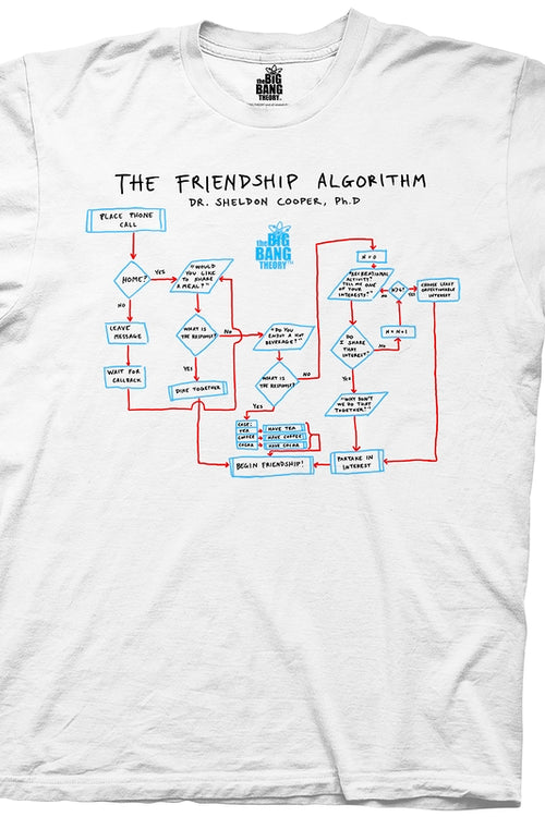 Big Bang Theory Shirt Friendship Algorithmmain product image