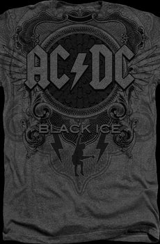Big Print Black Ice ACDC Shirt