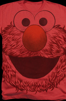 Big Print Elmo Sesame Street T-Shirt