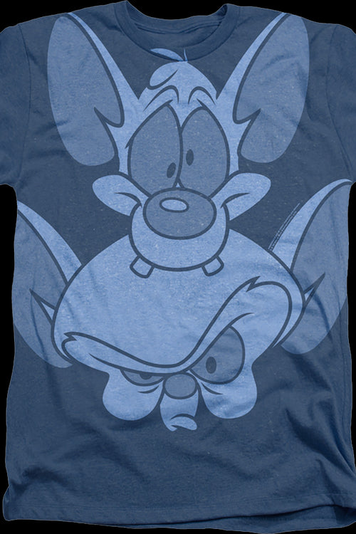 Big Print Pink And The Brain Animaniacs T-Shirtmain product image