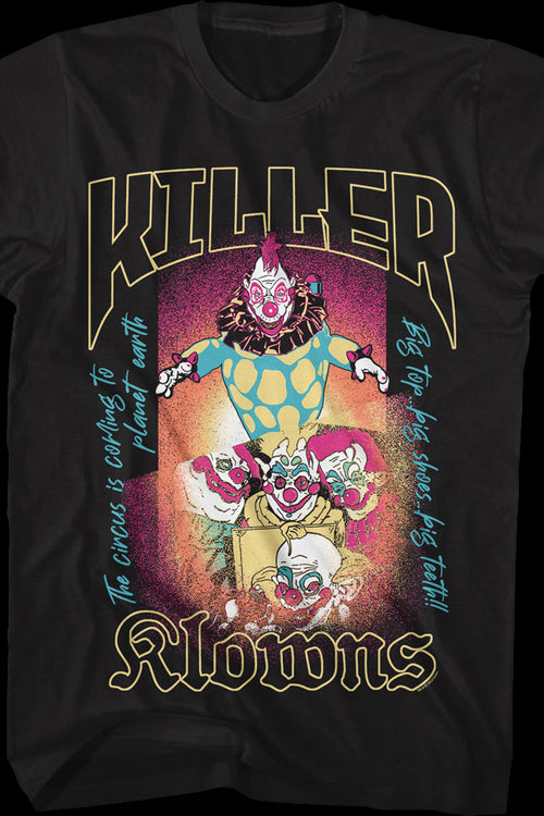 Big Top Poster Killer Klowns From Outer Space T-Shirtmain product image