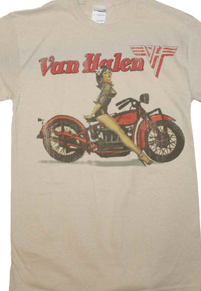 Biker Pinup Van Halen T-Shirt