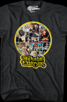 Black 1st Album Back Cover Rock-afire Explosion T-Shirt