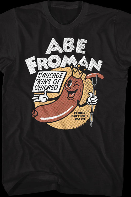 Black Abe Froman Sausage King Ferris Bueller's Day Off T-Shirtmain product image