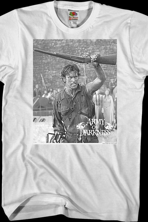 Black and White Boom Stick Army of Darkness T-Shirtmain product image