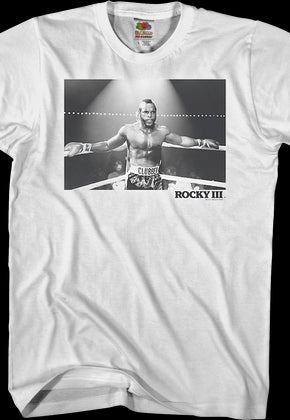 Black and White Clubber Lang Rocky III T-Shirt