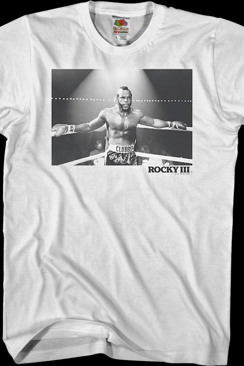 Black and White Clubber Lang Rocky III T-Shirtmain product image