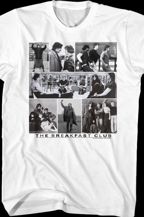 Black and White Collage Breakfast Club T-Shirtmain product image