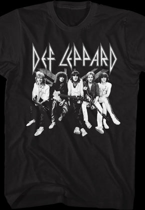 Black and White Def Leppard T-Shirt