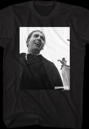 Black And White Dracula Photo Hammer Films T-Shirt