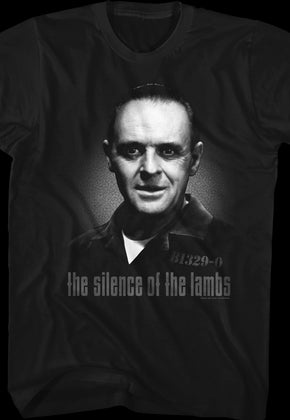 Black And White Hannibal Lecter Silence Of The Lambs T-Shirt