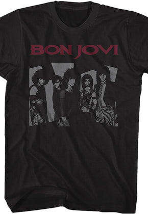 Black and White Photo Bon Jovi T-Shirt