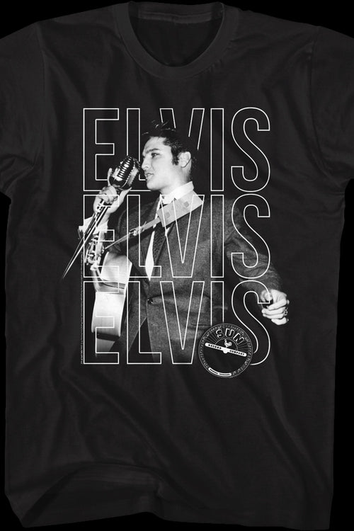 Black And White Photo Elvis Presley T-Shirtmain product image