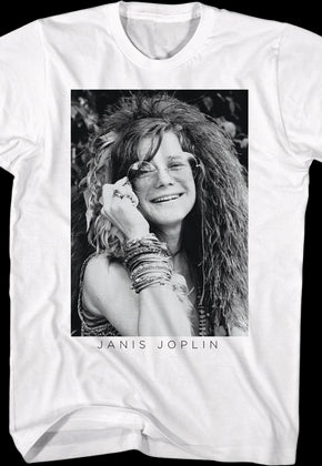Black And White Photo Janis Joplin T-Shirt