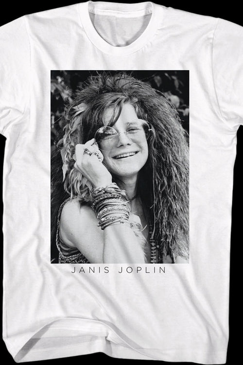 Black And White Photo Janis Joplin T-Shirtmain product image